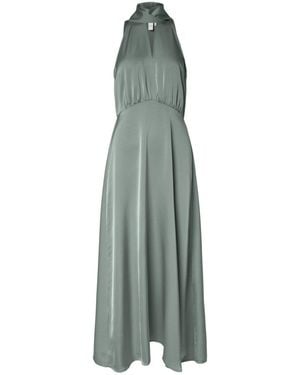 Y.A.S Y. A.S Y. A.S Halter Neck Maxi Dress - Green