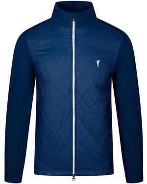 Golfino Lofoten Hybrid Golf Jacket - Blue