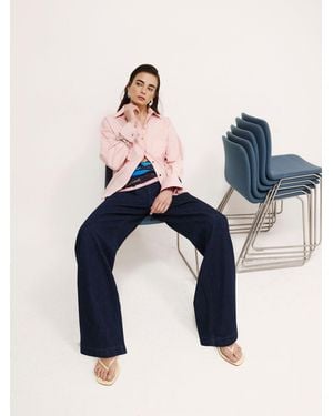 River Island Cinch Back Shirt - Blue
