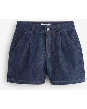 Threadbare Denim Tailored Shorts - Blue