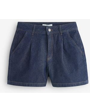 Threadbare Denim Tailored Shorts - Blue