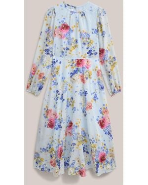 Hobbs Petite Constance Dress - White