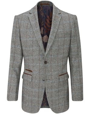 Skopes Tailored Fit Rowan Suit: Jacket - Gray