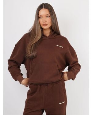 SIMMI Marilyn Studios Bubble Print Hoodie - Brown