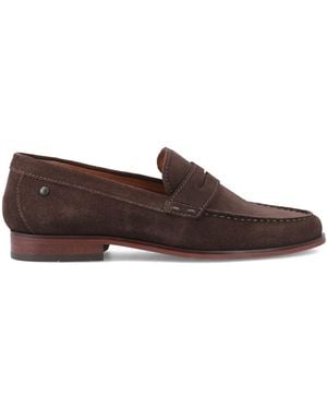 Base London Slate Penny Loafer - Brown
