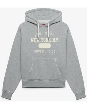 Superdry Athletic Applique Track Top - Gray