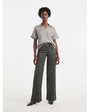 JD Williams Wide Leg Regular Jeggings - White