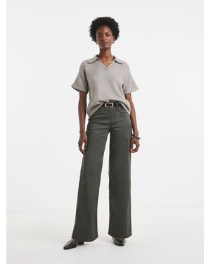 JD Williams Wide Leg Regular Jeggings - White