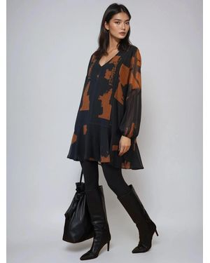 Religion The Edie Tunic Mini Dress - Schwarz