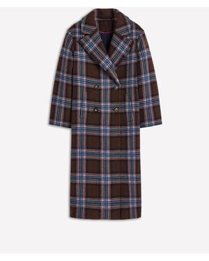 Boden Cocoon Wool Coat - Brown