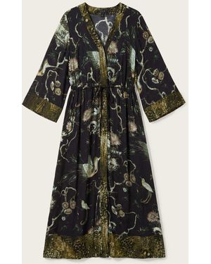 AllSaints Allsaints Diana Wrap Dress - Schwarz