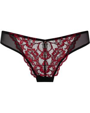 Ann Summers Ann Summers/ Brazilian Sexy Lace Knickers - Red