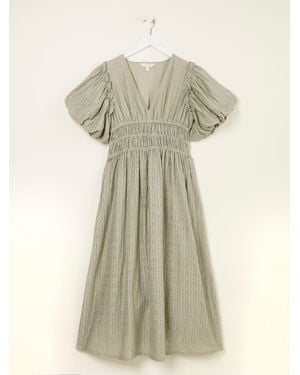 FatFace Fatface Tabitha Textured Dress - Natural