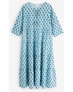 Aspiga Emma Cotton Dress - Blue
