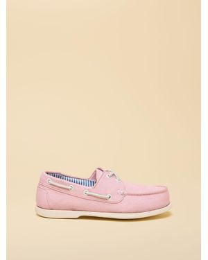 Joules X Chatham Jetty Deck Shoes - Natural