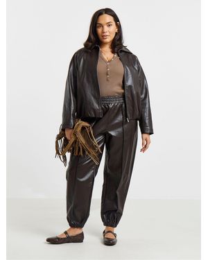 Simply Be Balloon Co-Ord Pants - Black