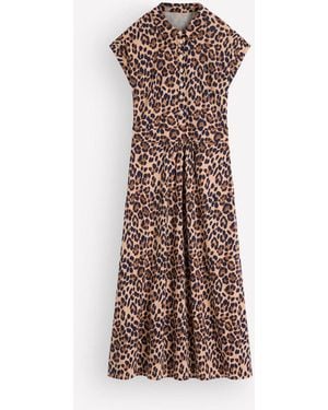 Boden Fae Jersey Shirt Dress - Natural