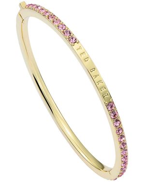 Ted Baker Claudia Narrow Hinged Bangle Bracelet - White