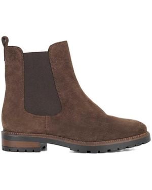 Dune Poema Cleated Sole Chelsea Boots - Brown