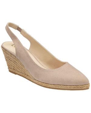 Lotus Espadrilles Mit Fersenriemen Und Keilabsatz - Natur