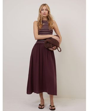 Nobody's Child Nobodys Child Ingrid Midi Dress - Purple
