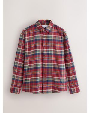 Next Check Long Sleeve Shirt - Red