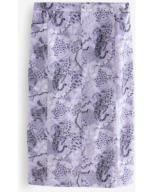 Cath Kidston Denim Skirt - Purple