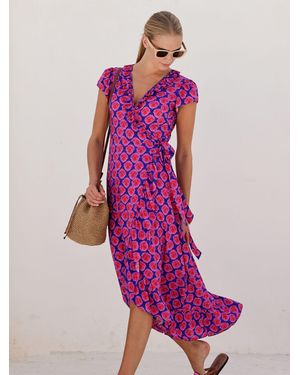 Aspiga Demi Ecovero Wrap Dress - Pink