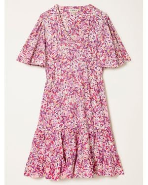 FatFace Fatface Grace Jersey Dress - Pink