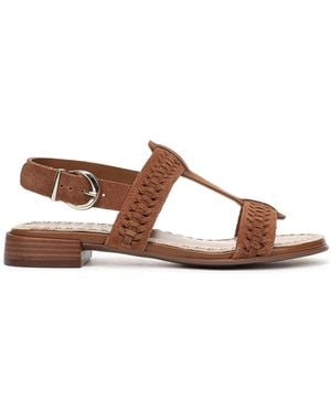 Naturalizer Nia Wide Fit Slingback Sandals - Brown