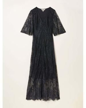 FatFace Fatface Alanna Lace Midi Dress - Black