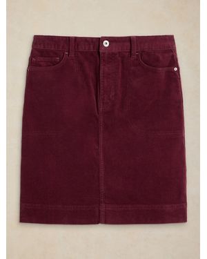 White Stuff Tia Cord Skirt - Purple