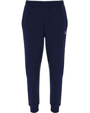 Fila Light Visconti Tipped Cuff Track Sweatpants - Blue