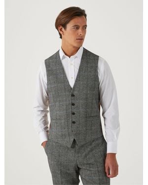 Skopes Tailored Fit Rowan Suit: Waistcoat - Gray