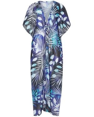 Star by Julien MacDonald Tropical Palm Beach Kimono - Blue