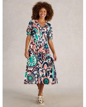 White Stuff Megan Jersey Dress - White