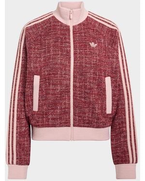 adidas Boucle Vintage Track Top - Red