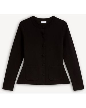 Hobbs Tia Cinched Cardigan - Black