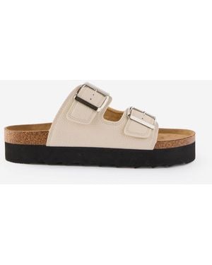 Cotton On Rex Flatform Buckle Sandals - White