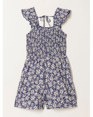 FatFace Fatface Petite Cheska Playsuit - Blue