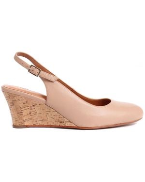 Jones Bootmaker Jones Bootmaker Zahra Leather Wedges - Pink