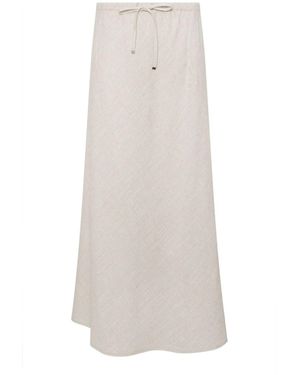 M Com Containing Skirt - White