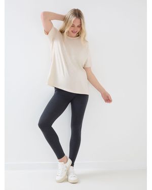 Jojo Maman Bébé 2-Pack Maternity Leggings - Natural