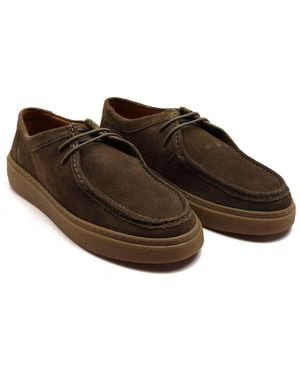OFF THE HOOK Els Lässige Bootsschuhe Aus Veloursleder Mit Schnürung - Braun