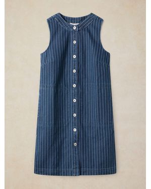 White Stuff Millie Denim Shift Dress - Blue