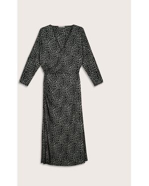 Baukjen Kylar Printed Jersey Midi Dress - Black