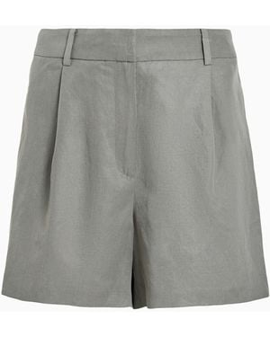 AllSaints Allsaints Averie Lin Shorts - Gray
