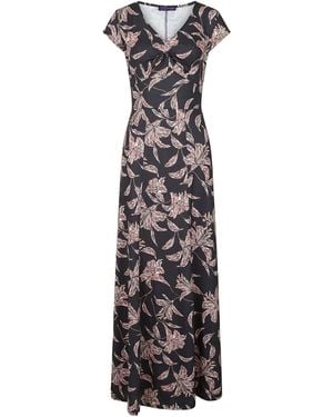 Hot Squash Cap Sleeve Jersey Maxi Dress - White