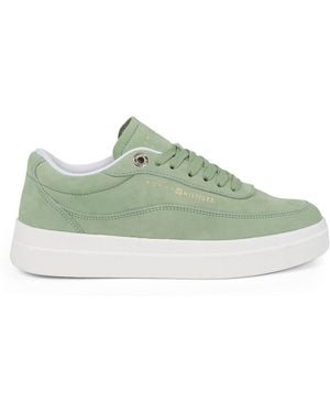 Tommy Hilfiger Coral Modern Court Nubuck Sneakers - Green
