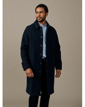 aubi Dawes Overcoat - Blue